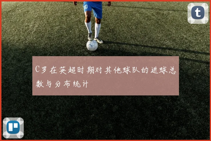 C罗在英超时期对其他球队的进球总数与分布统计